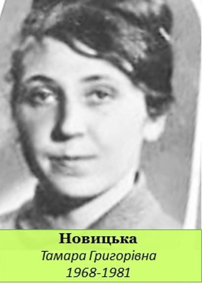 новицька т